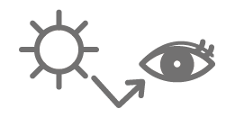 反射に関するイラスト