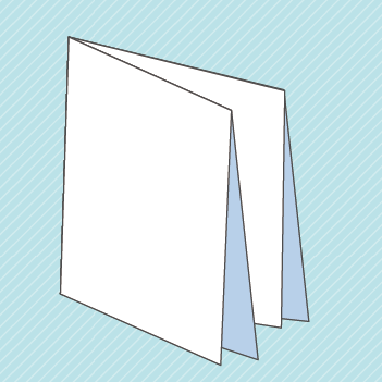 四つ折りイメージ