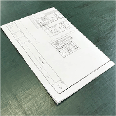 四つ折り完成イメージ